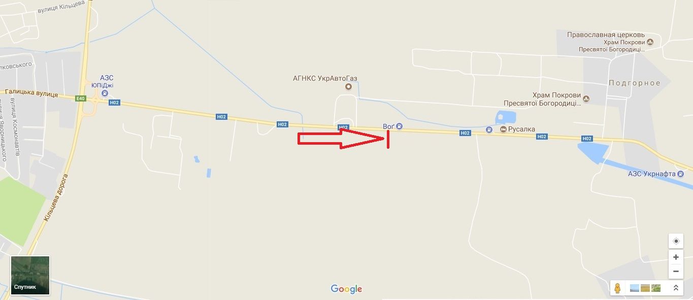 Білборд/Щит, Траси, Тернопіль-Львів-Рава-Руська, км 109+680, ліворуч, напроти АЗС WOG