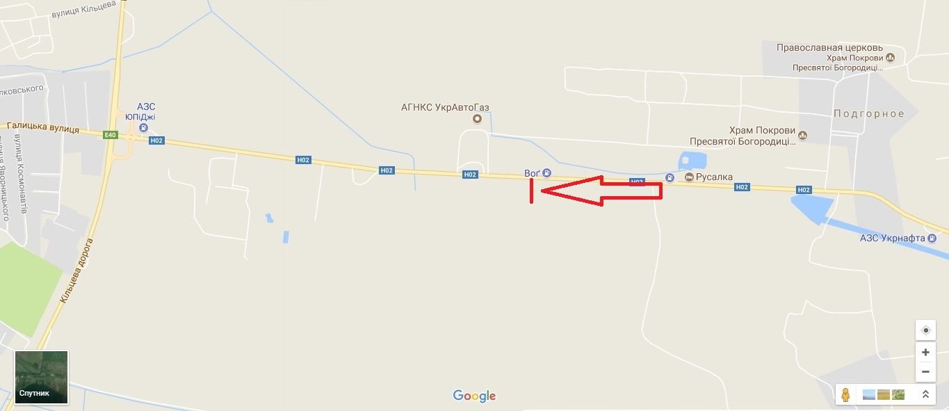 Білборд/Щит, Траси, Тернопіль-Львів-Рава-Руська, км 109+680, ліворуч, напроти АЗС WOG