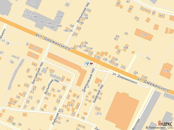 Билборд/Щит, Мелитополь, Ул. Дзержинского 95. АМСТОР (восток)
