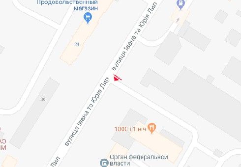 Билборд/Щит, Одесса, Івана та Юрія Лип вул. (Гайдара вул.), 13а