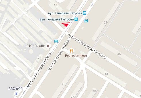 Билборд/Щит, Одесса, Генерала Петрова вул. - Іцхака Рабіна вул., 22а