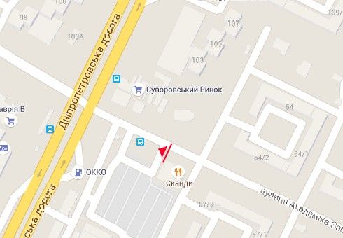 Билборд/Щит, Одесса, Заболотного Академіка вул., 57/1