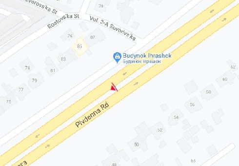 Билборд/Щит, Одесса, Південна дорога, 55