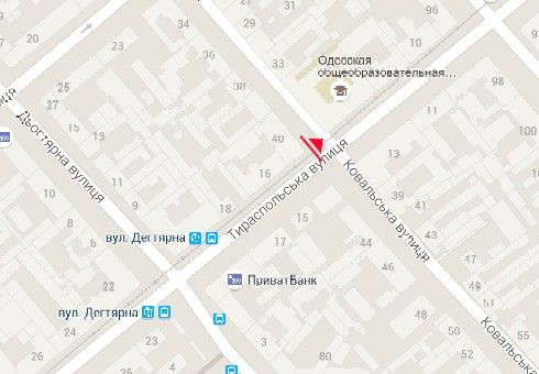 Сітілайт, Одеса, Тираспольська вул., 16 - Кузнечна вул.