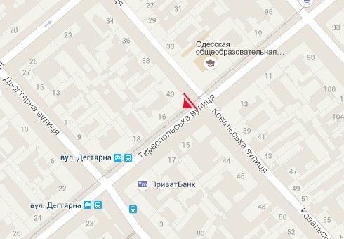 Сітілайт, Одеса, Тираспольська вул., 16 - Кузнечна вул.