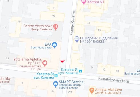 Ситилайт, Одесса, Канатна вул. - Пантелеймонівська вул.