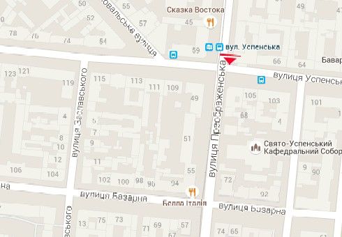Скролл/Ситиборд, Одесса, Преображенська вул., 66 - Успенська вул.