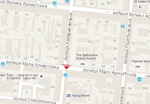 Скрол/Сітіборд, Одеса, Екатерининская ул.,85 - М. Арнаутская ул.