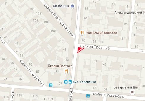 Скрол/Сітіборд, Одеса, Преображенська вул. - Троїцька вул., 49/51