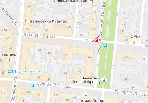 Скролл/Ситиборд, Одесса, Троїцька вул. , 52