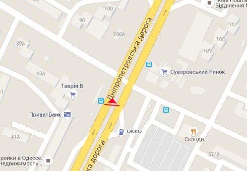 Билборд/Щит, Одесса, Семена Палія вул., 96 - Заболотного вул.