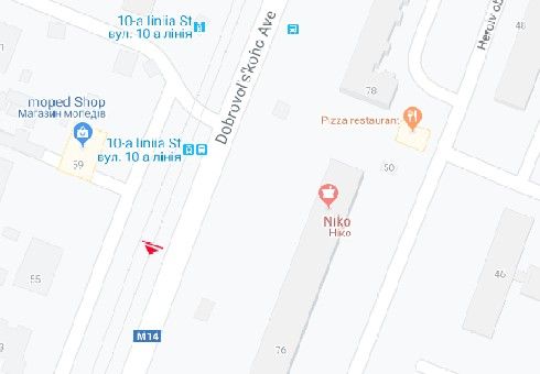 Билборд/Щит, Одесса, Добровольського пр., 55 - 10-а Суворовська вул.