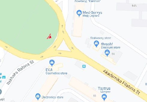 Роллер/Призматрон, Одесса, Незалежності пл. - Філатова Академіка вул.
