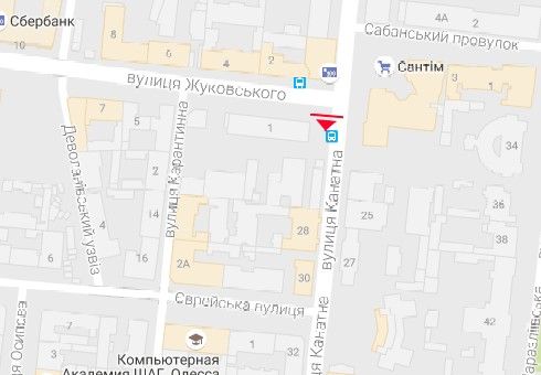 Скролл/Ситиборд, Одесса, Канатна вул. - Жуковського вул.