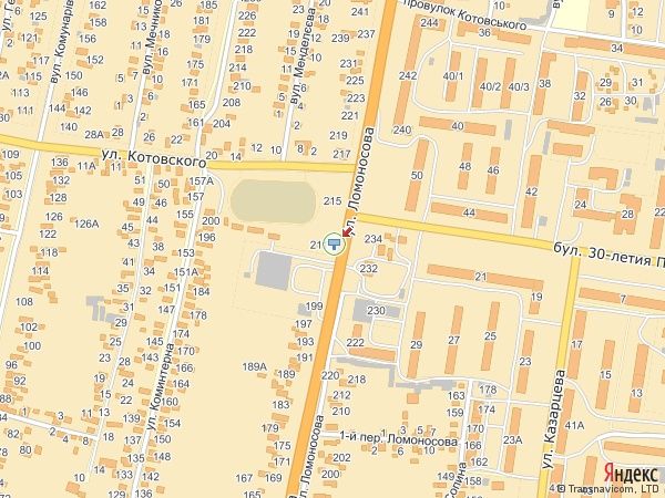 Билборд/Щит, Мелитополь, вул.Ломоносова 211а перехрестя з бул. 30-річчя Перемоги, магістраль