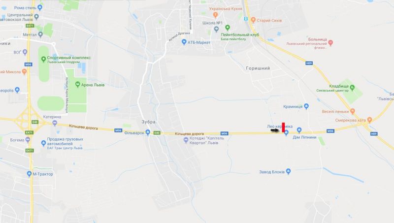 Билборд/Щит, Львов, Кільцева дорога, ( маг. Леокераміка, з-ка Окко) на Ів-Франківськ (Пасіки-Зубрицьки)