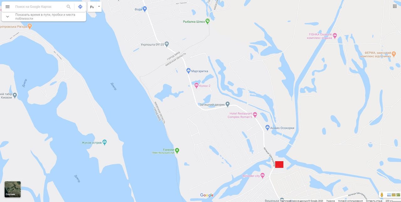 Білборд/Щит, Київ, Золоче-Осокорки-Киев 3 км. 800 м.(А) 200 м. до ТЦ АНЖИО,ФОРА