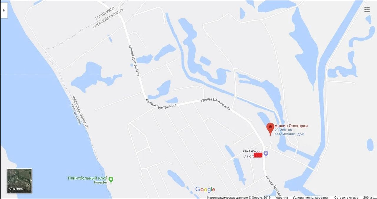 Билборд/Щит, Киев, Золоче-Осокорки-Киев 3 км. 600м.(Б)
