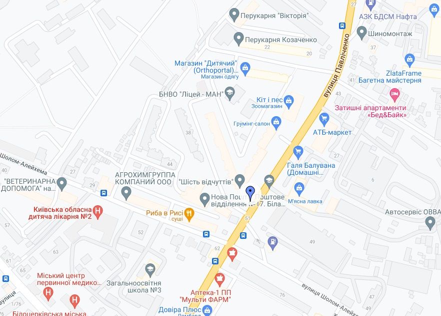 Білборд/Щит, Біла Церква, вул. Павліченко, біля житлового будинку, № 28, біля АТБ