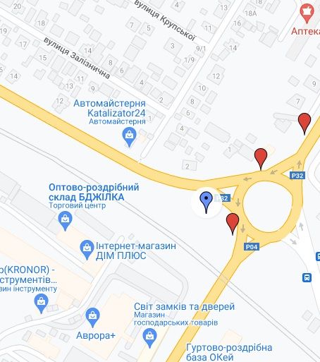 Білборд/Щит, Біла Церква, Вул. Сквирське шосе та вул. Київська перехрестя