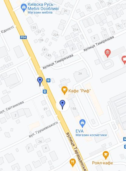 Білборд/Щит, Біла Церква, Вул. Таращанска буд. 155 біля кафе "Світлана" (масив Таращанський)