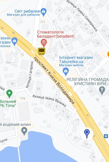 Білборд/Щит, Біла Церква, П-т К. Володимира, зупинка "Надрічна" ( в центр)