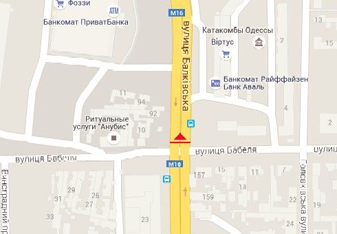 Билборд/Щит, Одесса, Балківська вул. - Бабеля вул.