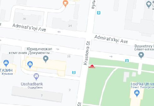 Билборд/Щит, Одесса, Краснова вул. - Адміральський пр.