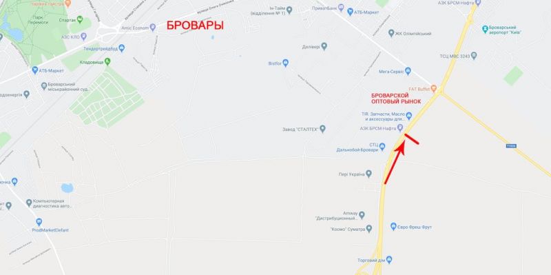 Суперсайт/Мегаборд, Траси, Виїзд з Києва, до Чернігова, виїзд на Бровари, до котедж. містечка Княжичі