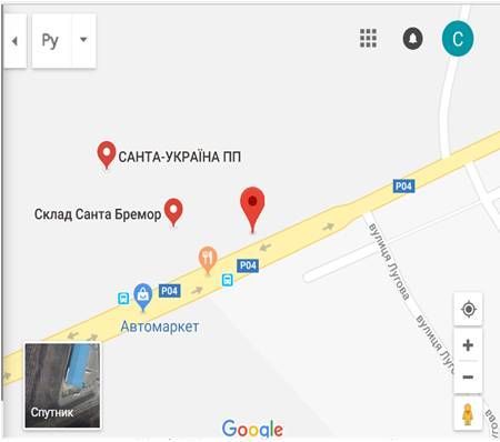 Билборд/Щит, Святопетровское, ул. Белогородская, 24А за Санта Бремор