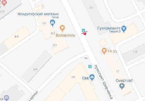 Скрол/Сітіборд, Одеса, Шевченка просп., 15/1