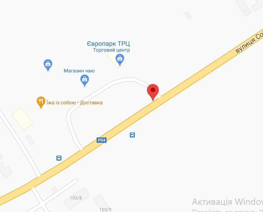Білборд/Щит, Софіївська Борщагівка, с. СофіЇвська Борщагівка вул. Соборна, 140, зупинка ЖК Европейка вїзд до магазину Сільпо