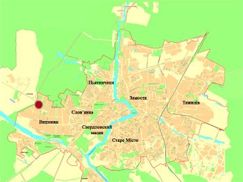 Скрол/Сітілайт, Вінниця, Парковка перед ТЦ на Барському шосе»