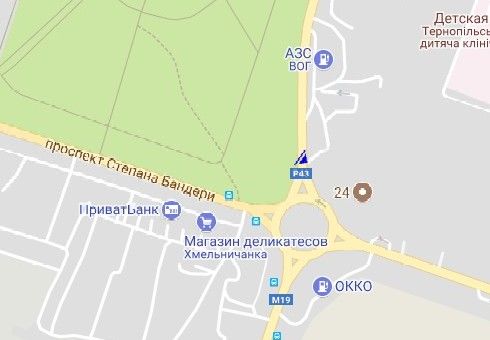 Билборд/Щит, Тернополь, Степана Бандери просп. - Протасевича вул.