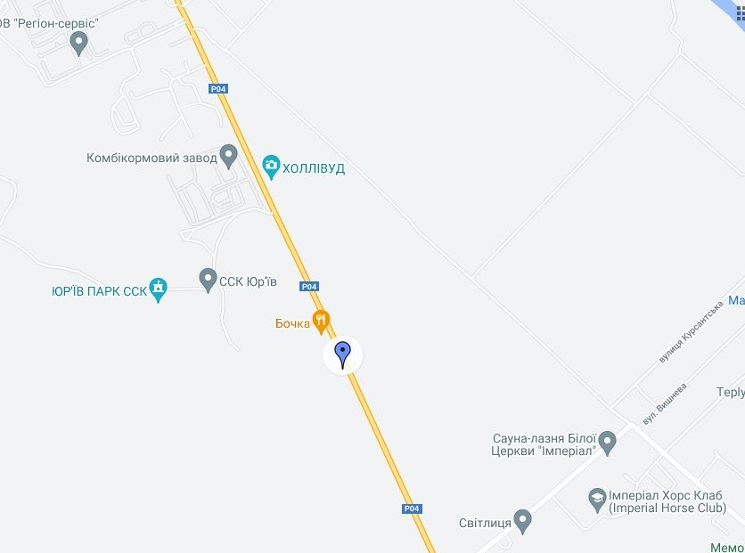 Билборд/Щит, Трассы, В`їзд-в-м.Біла-Церква-з Таращі (напрямок с.Шкарівка, біля ресторану "Бочка")