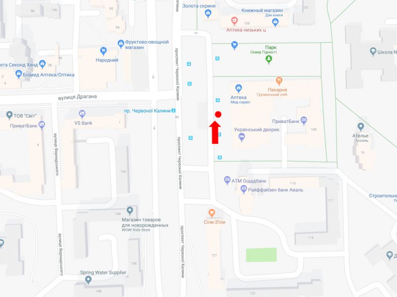 Сітілайт, Львів, Червоної Калини пр., 109, ост. "пр.Червоної Калини", в центр
