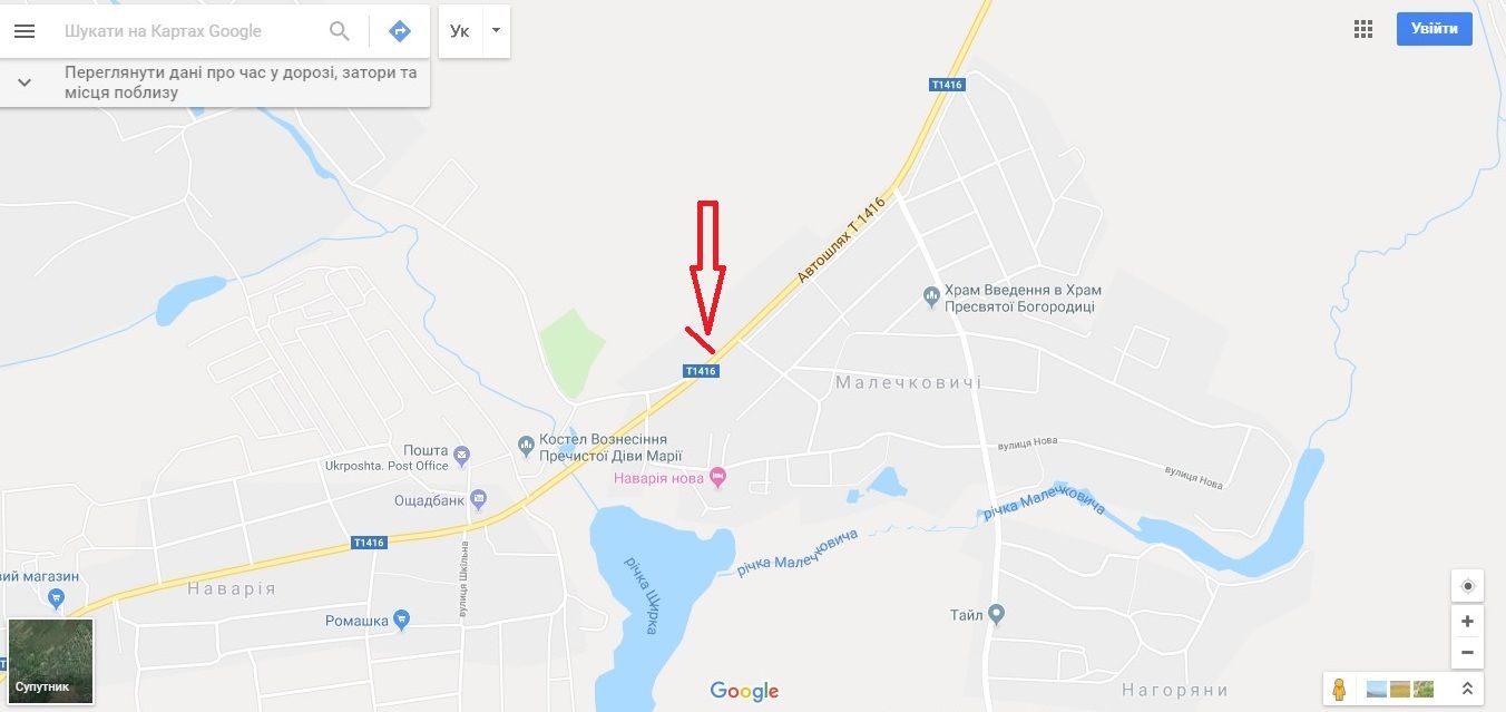 Билборд/Щит, Трассы, T-14-16 Львів-Пустомити-Мединичі, км 12+100 праворуч