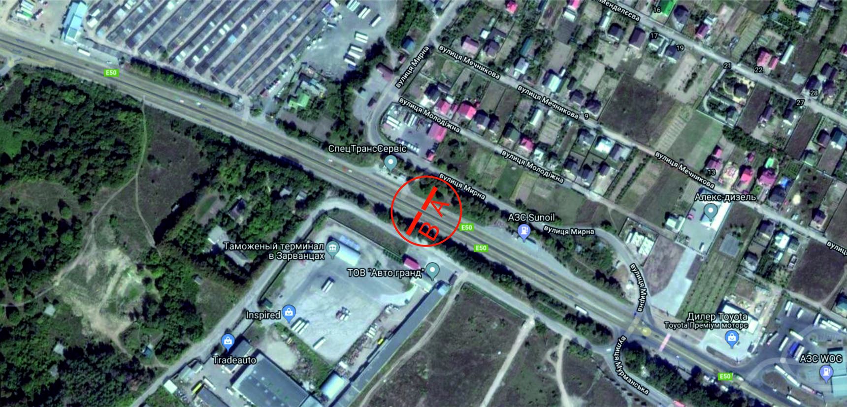 Арка/Реклама на мостах, Винница, Хмельницька траса (перед знаком Вінниця) Епіцентр, виїзд права