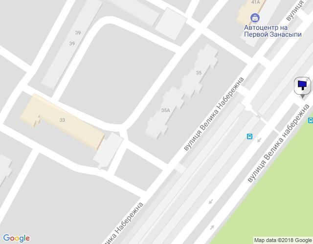 Билборд/Щит, Кременчуг, вул. Велика набережна, 41-А, район авторинку, на розділовій смузі, напрямок у центр