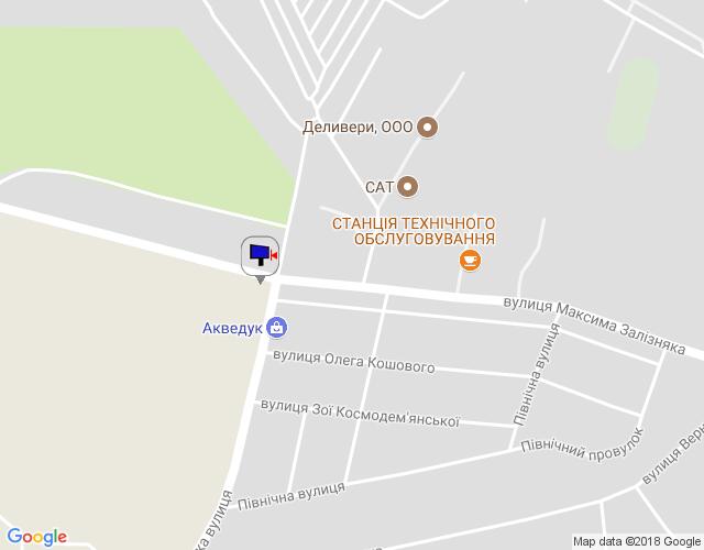 Білборд/Щит, Умань, вул.Городецька, 1, поворот на вул.Заводську, виїзд з вул.Залізняка, сторона Б