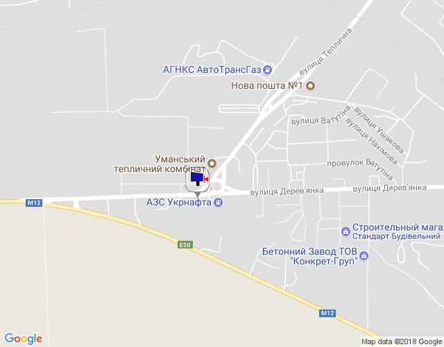 Білборд/Щит, Умань, вул.Дерев"янко, навпроти 26, (навпроти Уманського тепличного комбинату), сторона Б