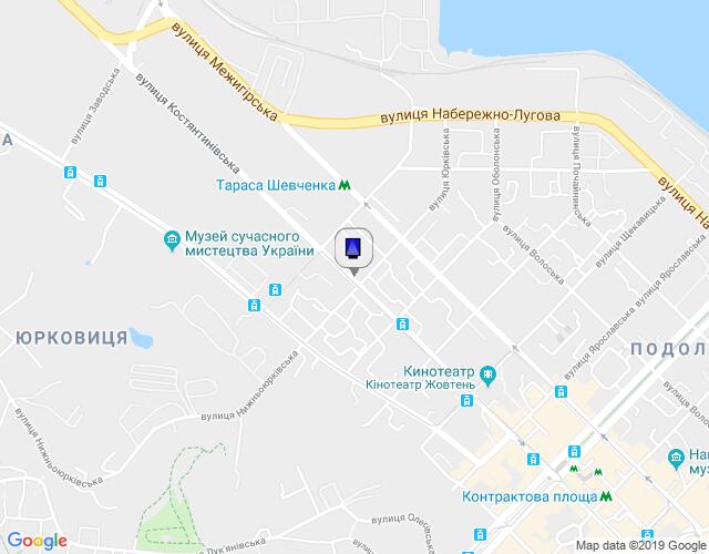 Сітілайт, Київ, Костянтинівська Вул./Юрківьска, Вул.(магазин "Квіти")
