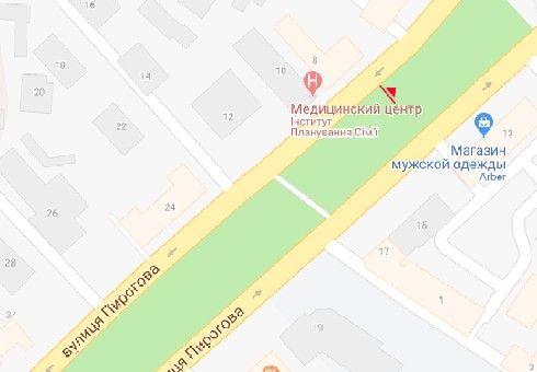 Скролл/Ситиборд, Винница, Пирогова вул., 8