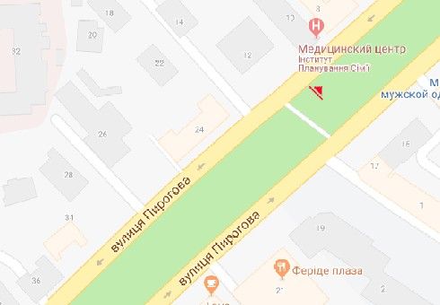 Скролл/Ситиборд, Винница, Пирогова вул., 12