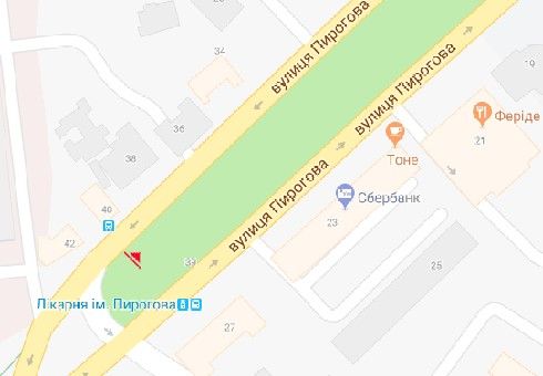 Скрол/Сітіборд, Вінниця, Пирогова вул., 40