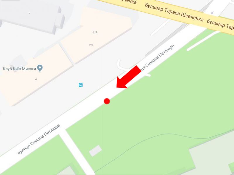 Сітілайт, Київ, Петлюри вул. (колиш. вул. Комінтерну) навпроти 2/17, в сторону вул. Саксаганського