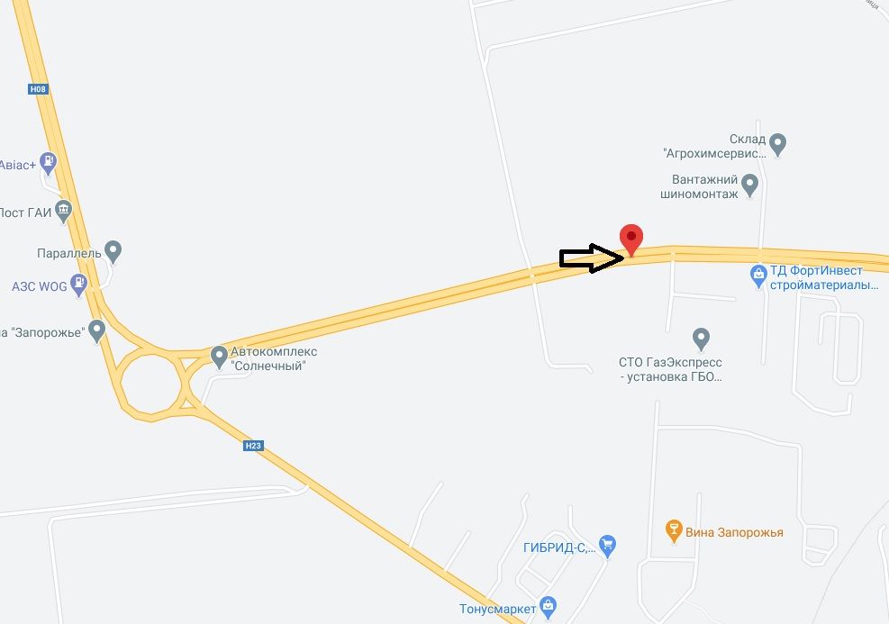 Билборд/Щит, Запорожье, 121_Запоріжжя_ул.Тиражная 250м от Ж/Д -въезд в город