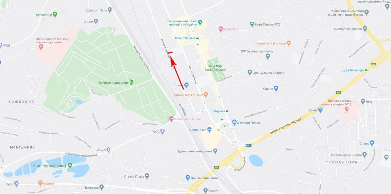 Скролл/Ситиборд, Киев, Малевича Казимира вул. /вул. Німецька, Палац Україна, на світлофорі