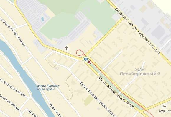 Билборд/Щит, Днепр, пр.Миру, 71, з центру/пр.Мира, 71, из центра