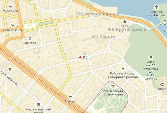 Ситилайт, Днепр, вул.В. Вернадського, 16/ул.Дзержинского, 16